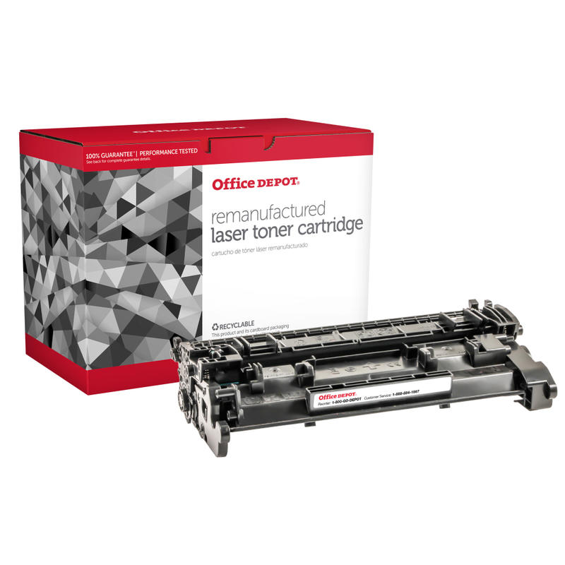 Office Depot Remanufactured Black Toner Cartridge Replacement For HP 26A MPN:OD26A