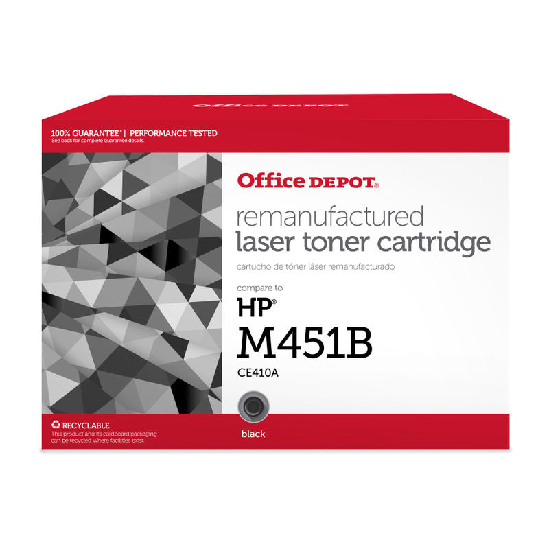 Office Depot Remanufactured Black Toner Cartridge Replacement For HP M451B (Min Order Qty 2) MPN:OD305AB