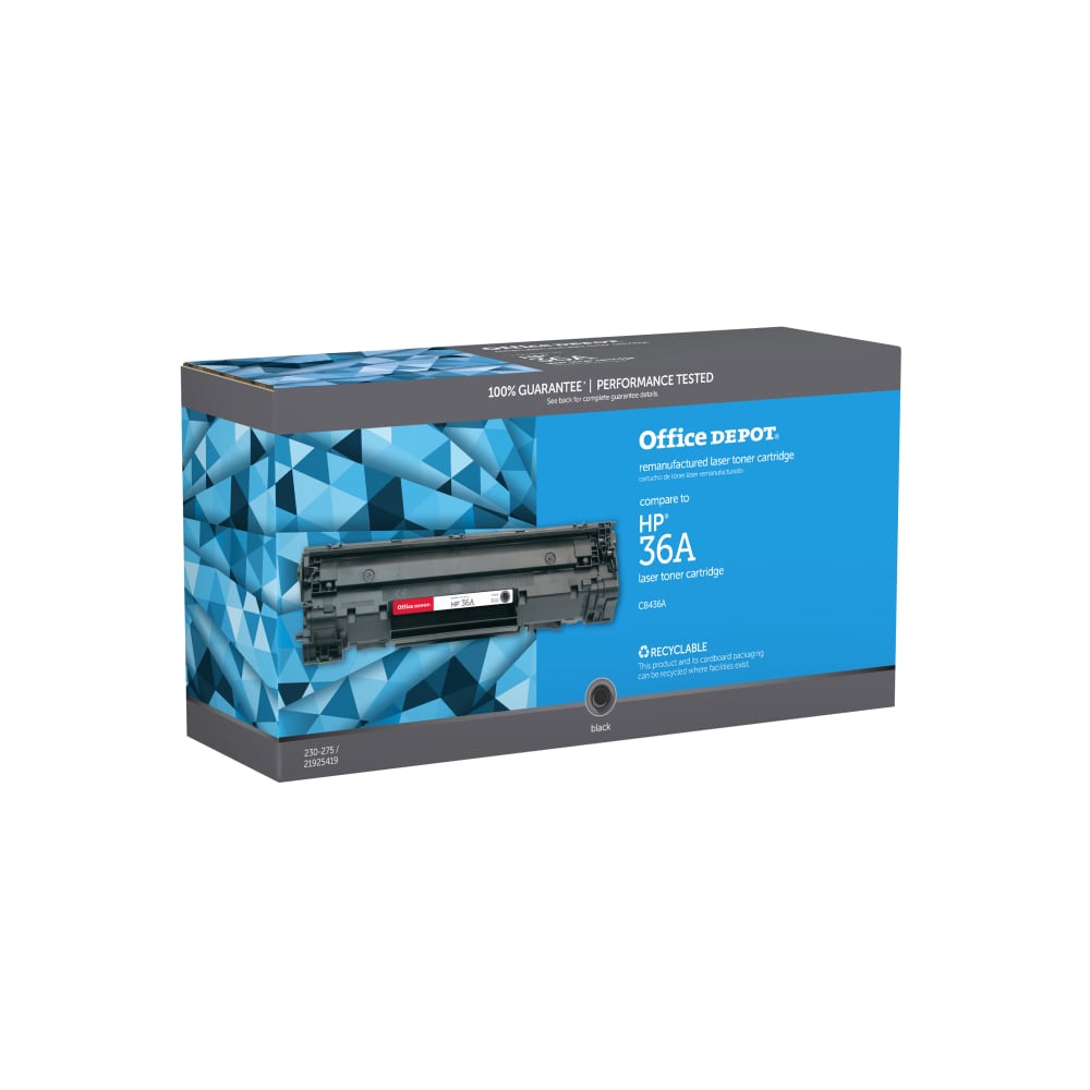 Office Depot Remanufactured Black Toner Cartridge Replacement For HP 36A (Min Order Qty 3) MPN:OD36A