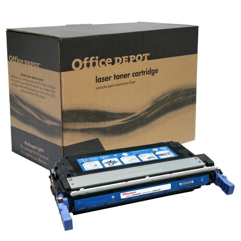 Office Depot Remanufactured Cyan Toner Cartridge Replacement For HP 642A, OD4005C MPN:OD4005C