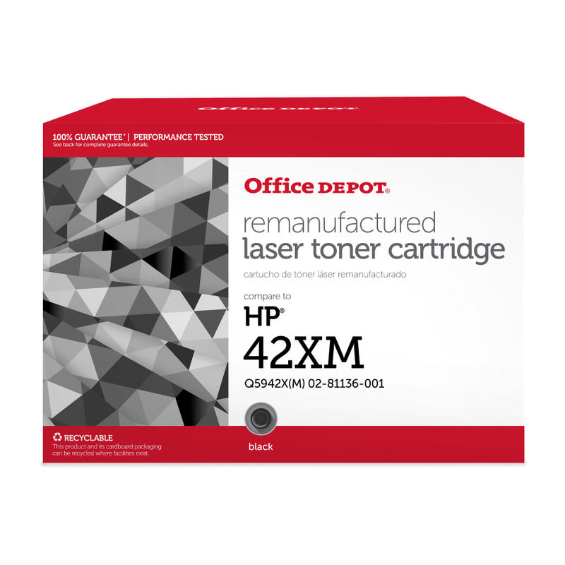 Office Depot Remanufactured Black High Yield MICR Toner Cartridge Replacement For HP 42X, OD42XM MPN:OD42XM