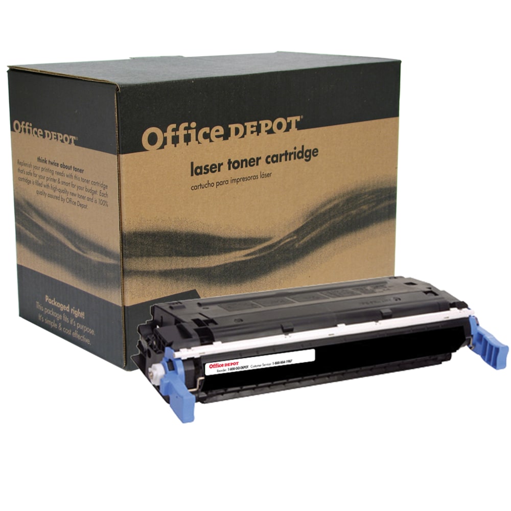 Office Depot Remanufactured Black Toner Cartridge Replacement For HP 641A, C9720A MPN:OD4600B