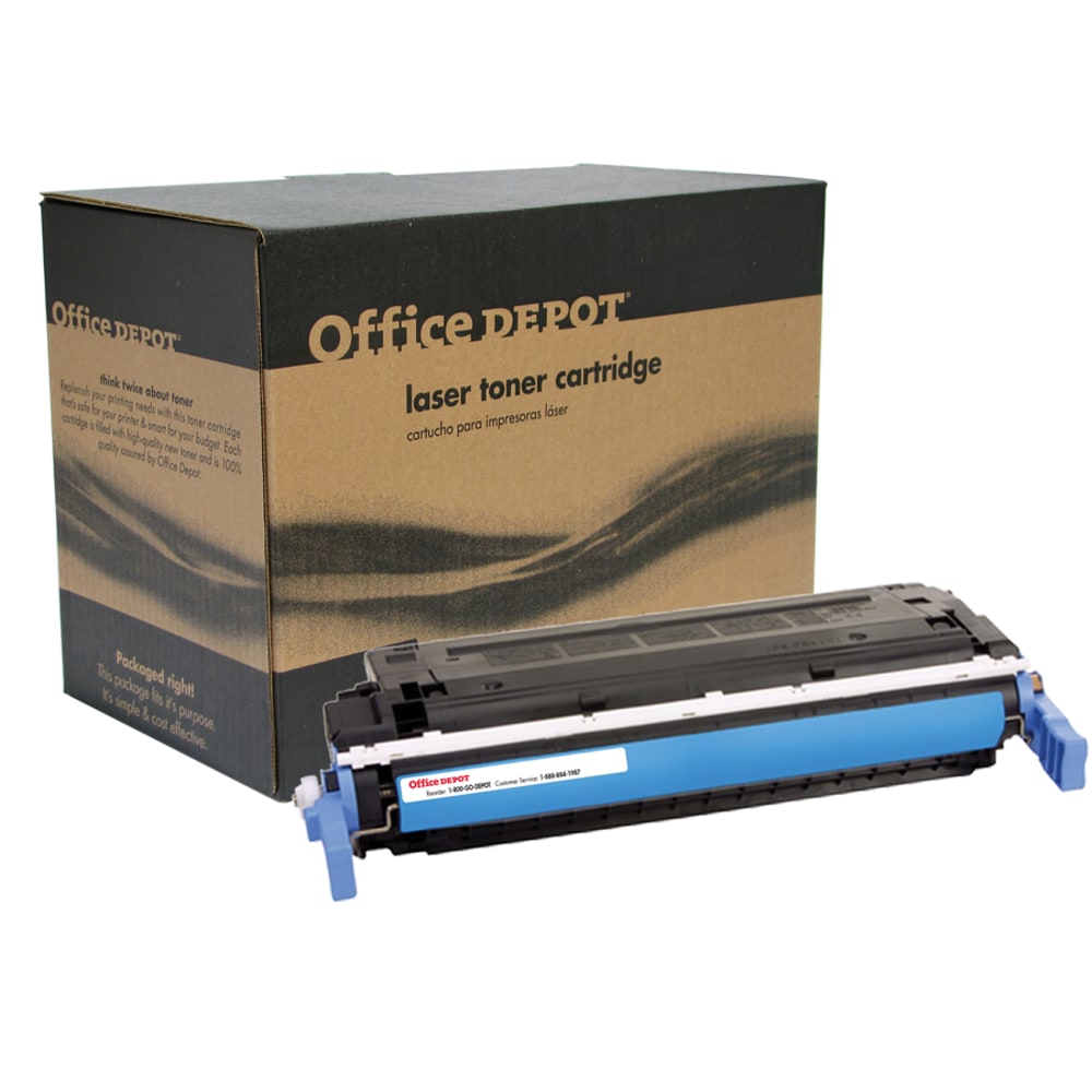 Office Depot Remanufactured Cyan Toner Cartridge Replacement For HP 641A, C9721A, 21ACR MPN:OD4600C