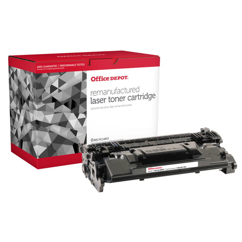 Office Depot Remanufactured Black Toner Cartridge Replacement For HP 87A MPN:OD87A