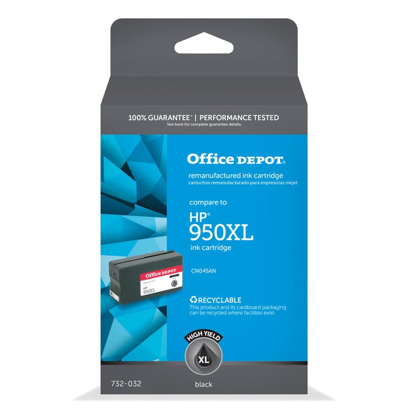 Office Depot Remanufactured Black High-Yield Ink Cartridge Replacement For HP 950XL (Min Order Qty 5) MPN:ODHP950XLB