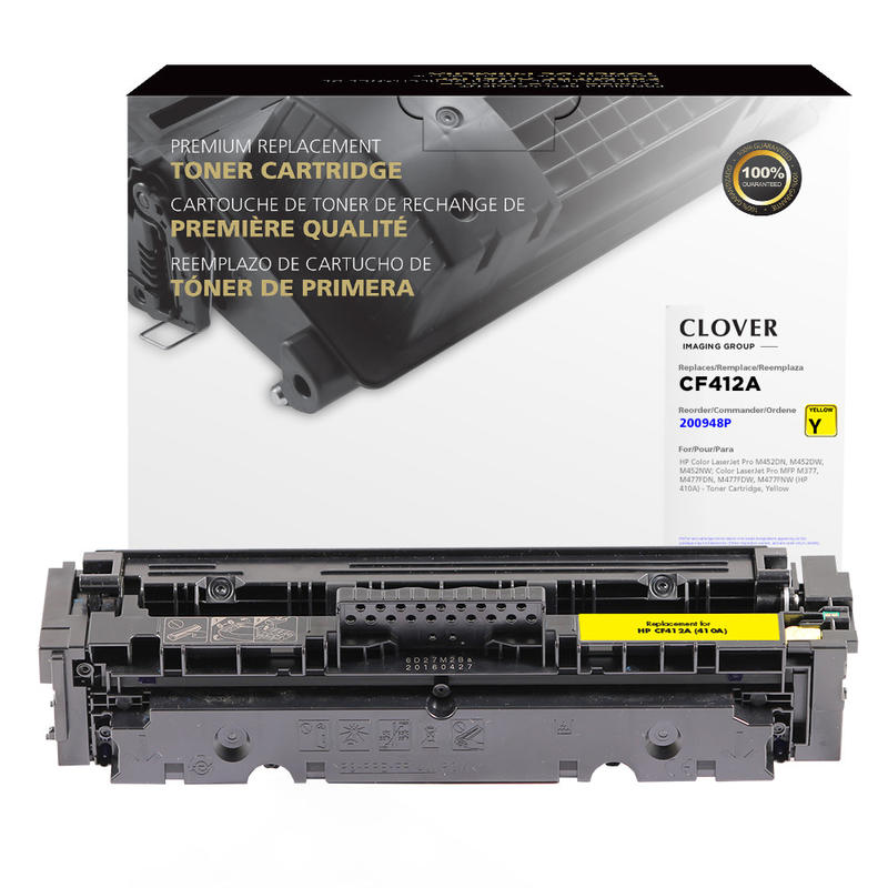 Office Depot Remanufactured Yellow Toner Cartridge Replacement For HP 410A, CF412A, OD412Y MPN:ODM452Y