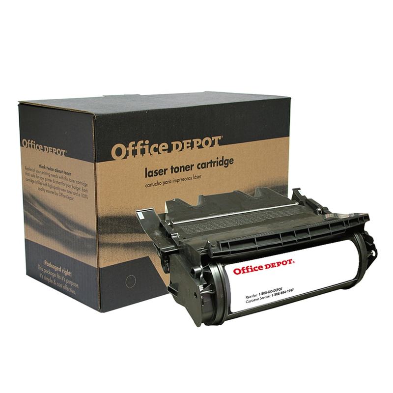 Office Depot Remanufactured Black High Yield Toner Cartridge Replacement For Lexmark 64075HA, ODT640 MPN:ODT640