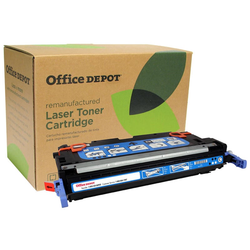 Office Depot Remanufactured Cyan Toner Cartridge Replacement For HP 502A, Q6471A, R-Q6471A MPN:RQ6471A