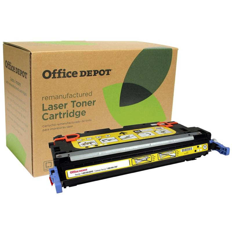 Office Depot Remanufactured Yellow Toner Cartridge Replacement For HP 502A, Q6472A, R-Q6472A MPN:RQ6472A