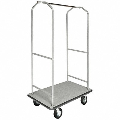 Bellmans Cart Powder Finish Gray Carpet MPN:2005BK-060-GRY