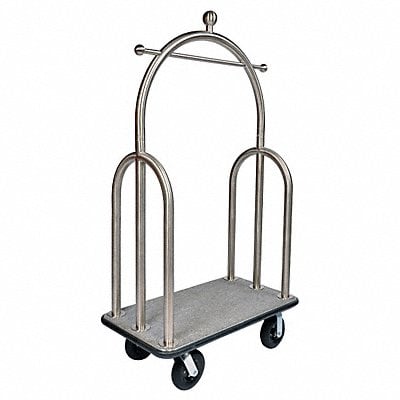 Bellmans Cart Stainlss Gray Carpet 2 in MPN:3599BK-010-GRY