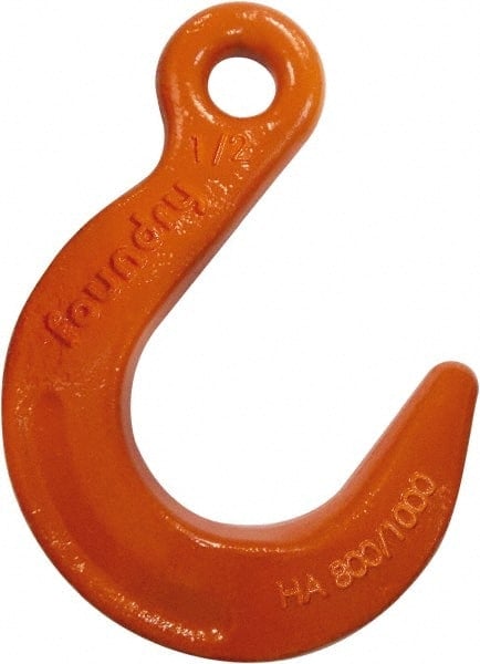 Chain Grade 100, 8,800 Lbs. Load Limit Eye Foundry Hook MPN:474799