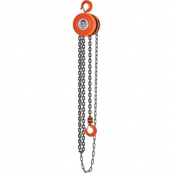 Manual Hand Chain Hoist: 0.5 Ton Working Load Limit MPN:2255A