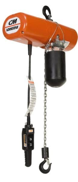 Electric Chain Hoist: 0.13 Ton Working Load Limit MPN:2708/2788