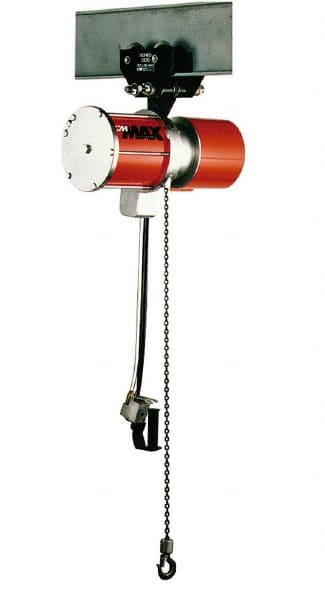 1/4 Ton Load Limit, 10' Max Height Hook Mount Air Hoist MPN:7400D