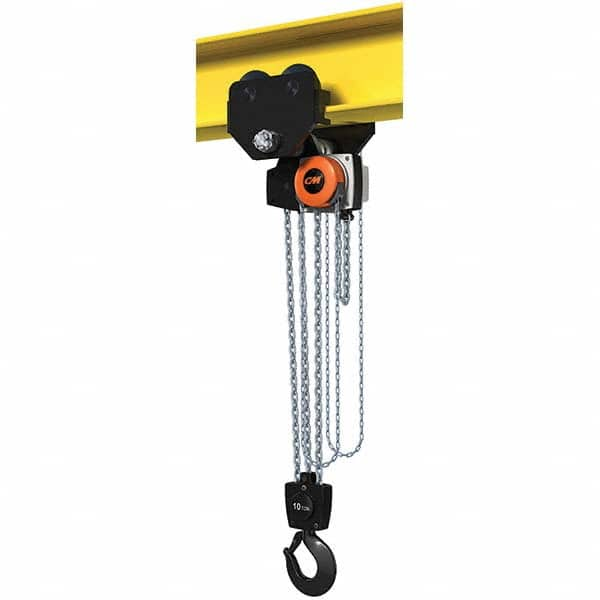 22,046 Lb Capacity, 15' Lift Height, Manual Chain Hoist MPN:HU10000GB15