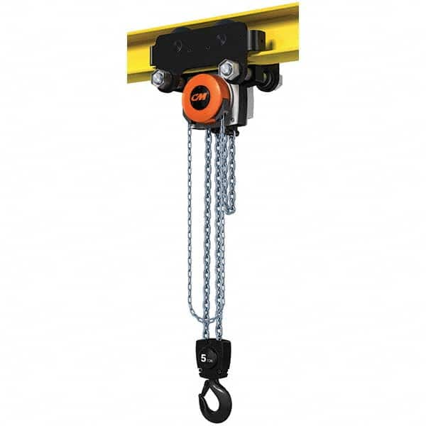 11,023 Lb Capacity, 10' Lift Height, Manual Chain Hoist MPN:HU5000PA10