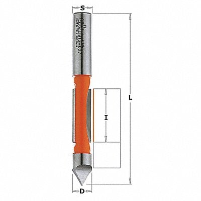 Flush Trim Profile Router Bit 1/4 MPN:816.064.11