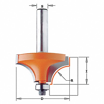 Beading Cut Profile Router Bit 1 MPN:839.254.11