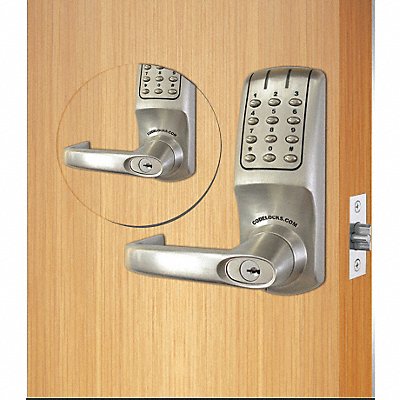 Electronic Key Lock Lever Handle Type MPN:CL5210BB-BS