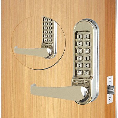 Mechanical Lockset Stainless Steel Lever MPN:CL515BB-SS