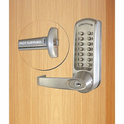 Mechanical Lockset Brushed Steel Lever MPN:CL600PK-BS