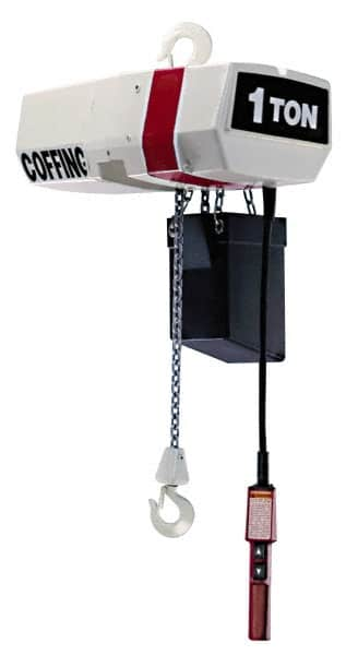 Electric Chain Hoist: 1,000 lb Working Load Limit MPN:10055W