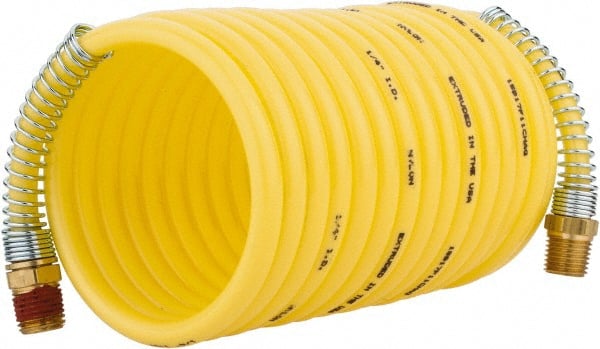 Coiled & Self Storing Hose: 1/4