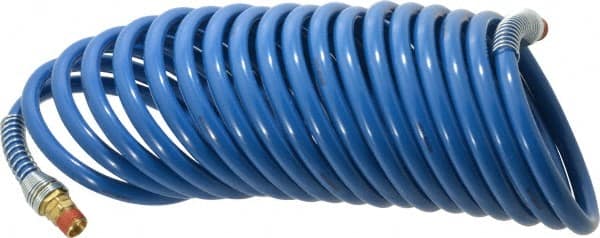 Coiled & Self Storing Hose: 3/8