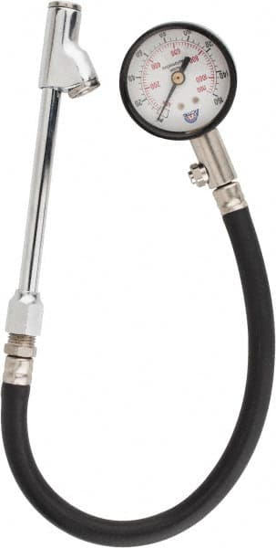 0 to 160 psi Dial Straight Dual Tire Pressure Gauge MPN:A539