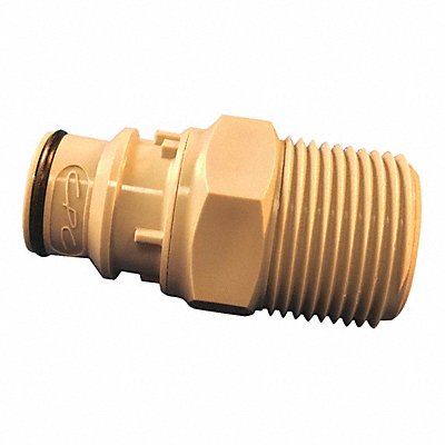 Coupler Polypropylene Gray Push In MPN:HFC22812