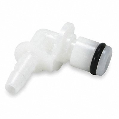 Elbow Insert Acetal Shut-Off Barbed MPN:PLCD23004