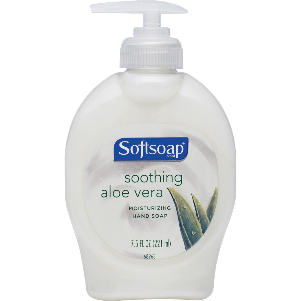 Softsoap Moisturizing Liquid Hand Soap With Aloe, Unscented, 7.5 Oz Pump Bottle (Min Order Qty 25) MPN:26012