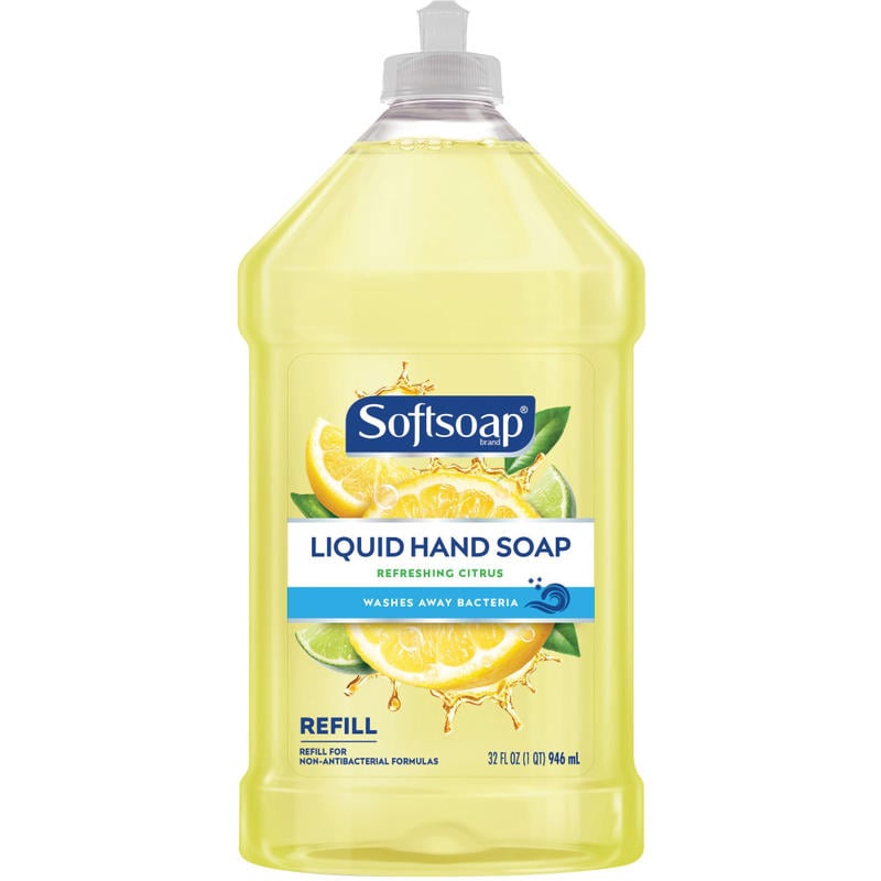 Softsoap Liquid Hand Soap Refill, Refreshing Citrus Scent, 32 Fl Oz Pour Bottle (Min Order Qty 14) MPN:CPC07337