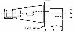 3MT Inside Taper, NMTB40 Outside Taper, NMTB to Morse Taper Adapter MPN:68141