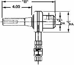 R8 Outside Taper, Coolant Adapter MPN:73863