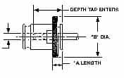 Tapping Adapter: #12 Tap, #2 Adapter MPN:78928