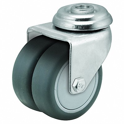 Low-Profile Easy-Turn Bolt-Hole Caster MPN:DW02GRP100SWHK01