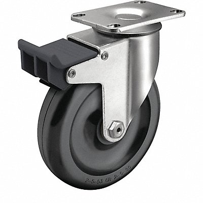 Plate Caster Swivel 3-1/2 Wheel Dia MPN:2.03256.55 BRK5