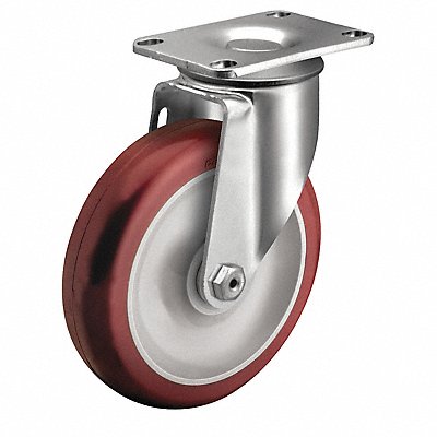 Plate Caster Swivel 3-1/2 Wheel Dia MPN:2.03256.95