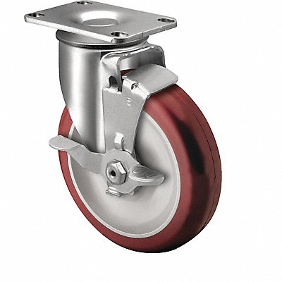 Plate Caster Swivel 3-1/2 Wheel Dia MPN:2.03256.95 BRK1