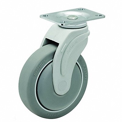 Quiet-Roll Medical Plate Caster Swivel MPN:NG03QDP125SWTP01