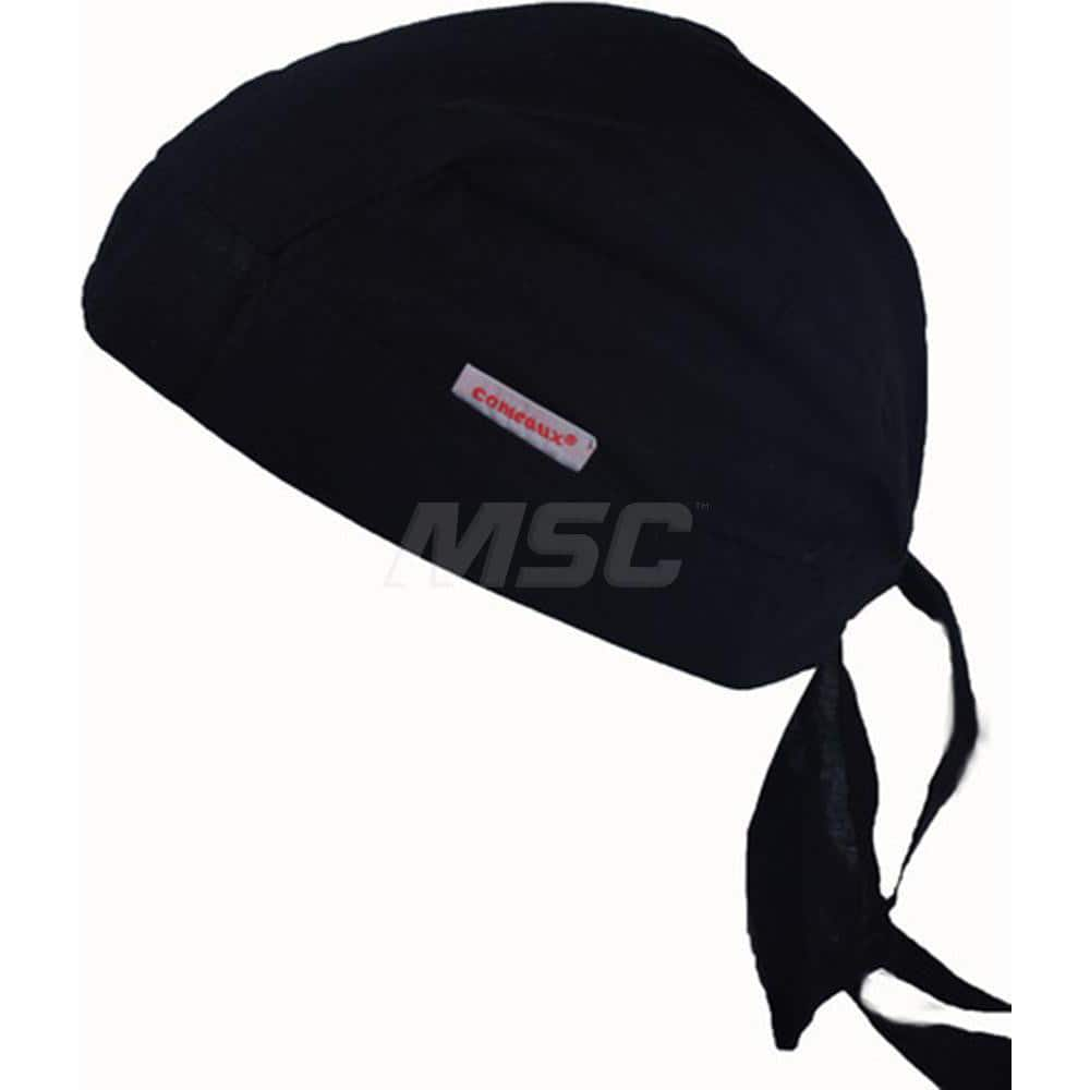 Doo Rag: Cotton, Black, Size Universal, Solid MPN:COM-7000BLK