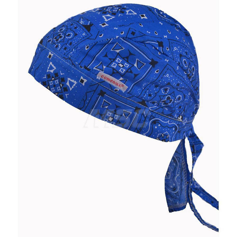 Doo Rag: Cotton, Blue, Size Universal, Royal Blue Bandana Print MPN:COM-7000ROY