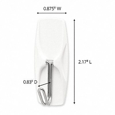 Single Point Hook Adhesive Back PK35 MPN:17065-S35NA