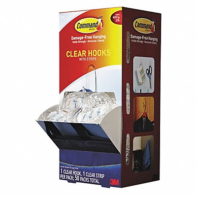 Hook Medium Clear PK50 MPN:17091CLRCABP