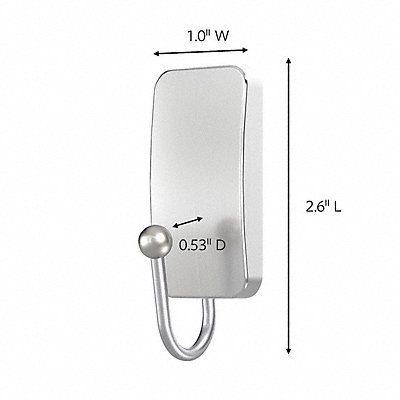 Double Point Hook 0.99 lb wt MPN:BATH33-SN-ES