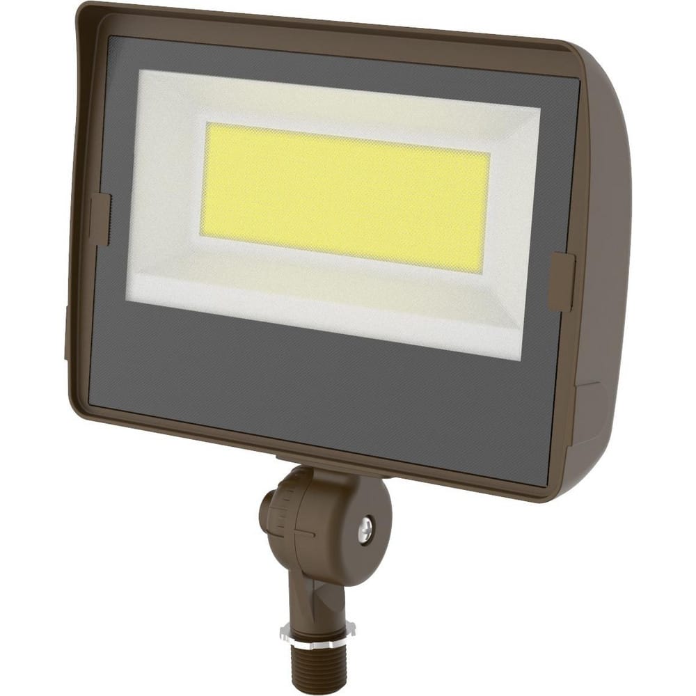 Floodlight Fixtures, Mounting Type: Knuckle , Housing Color: Bronze , Housing Material: Aluminum , Lumens: 5200 , Lamp Type: LED  MPN:L60W5KFLKNTCL4P