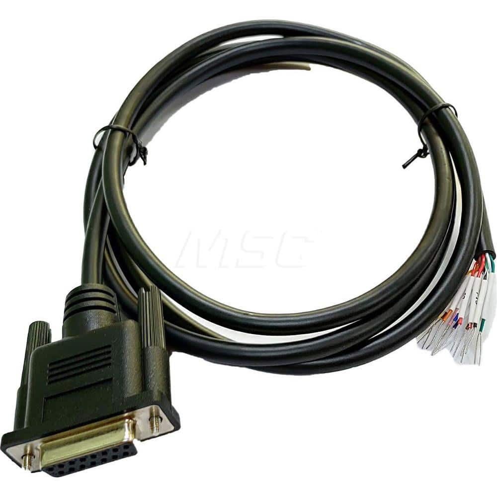 25' Female Serial Connector DB15 Computer Data Cable MPN:DBC-15FW-25