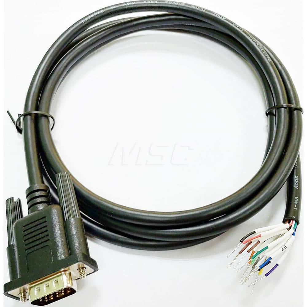 5' Male Serial Connector DB15 Computer Data Cable MPN:DBC-15HMW-05